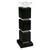 London Black Candle Holder