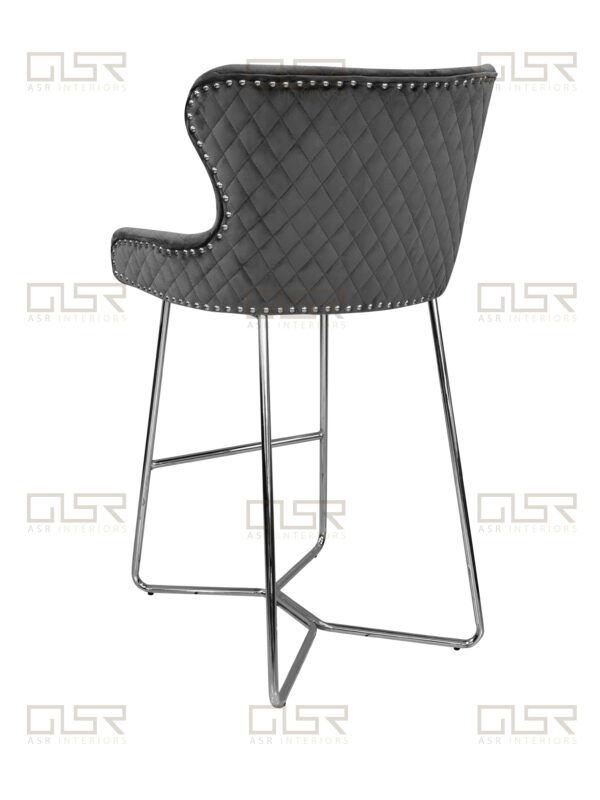 Osaka Grey Bar Stool - Image 2