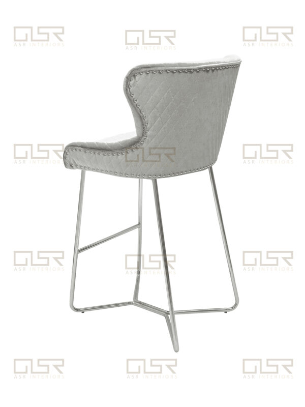 Osaka Silver HQ Bar Stool - Image 3