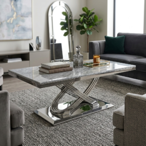 Elina Grey Marble Coffee Table