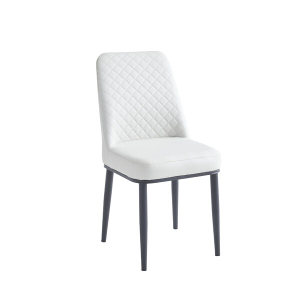 Oxford Ceramic White Dining Table 1.2m & 4 Chairs - Image 2