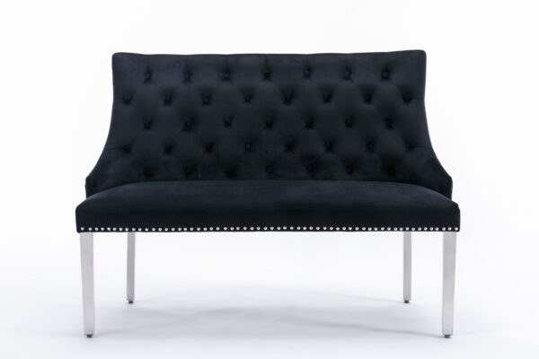 Majestic Black High Back Bench - Image 3