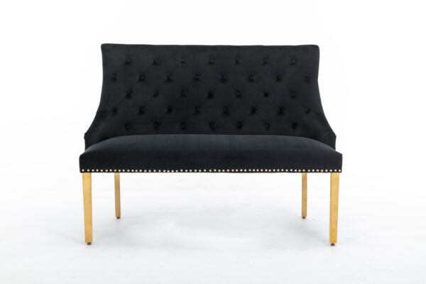 Majestic Gold Black High Back Bench - Image 2