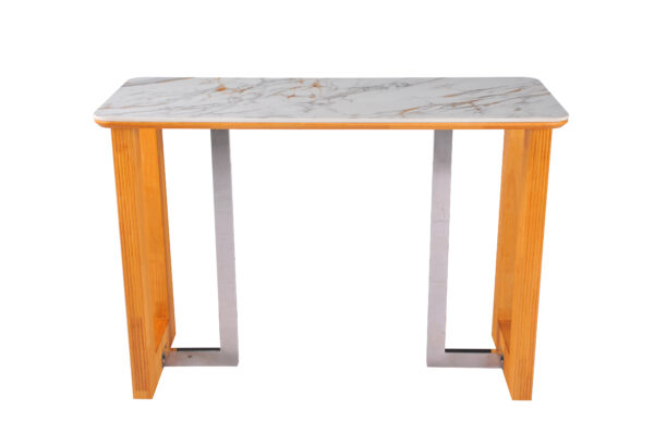 Engelberg Cream & Gold Bar Table - Image 3