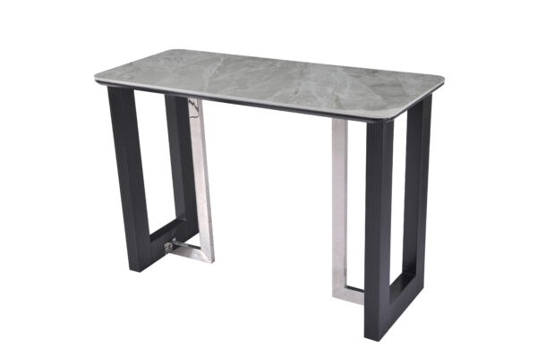 Engelberg Grey & Black Bar Table