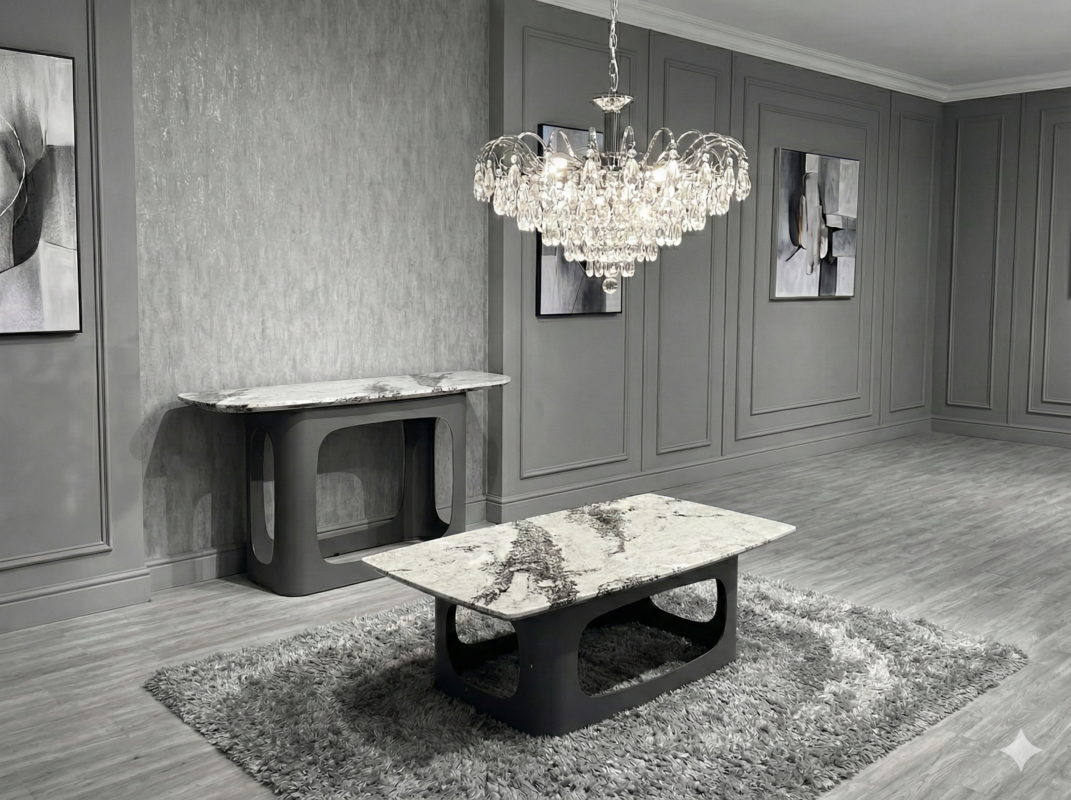 Lina Grey Console Table - ASR Interiors