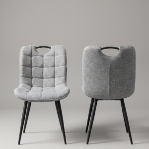 Monza Grey Fabric Dining Chair