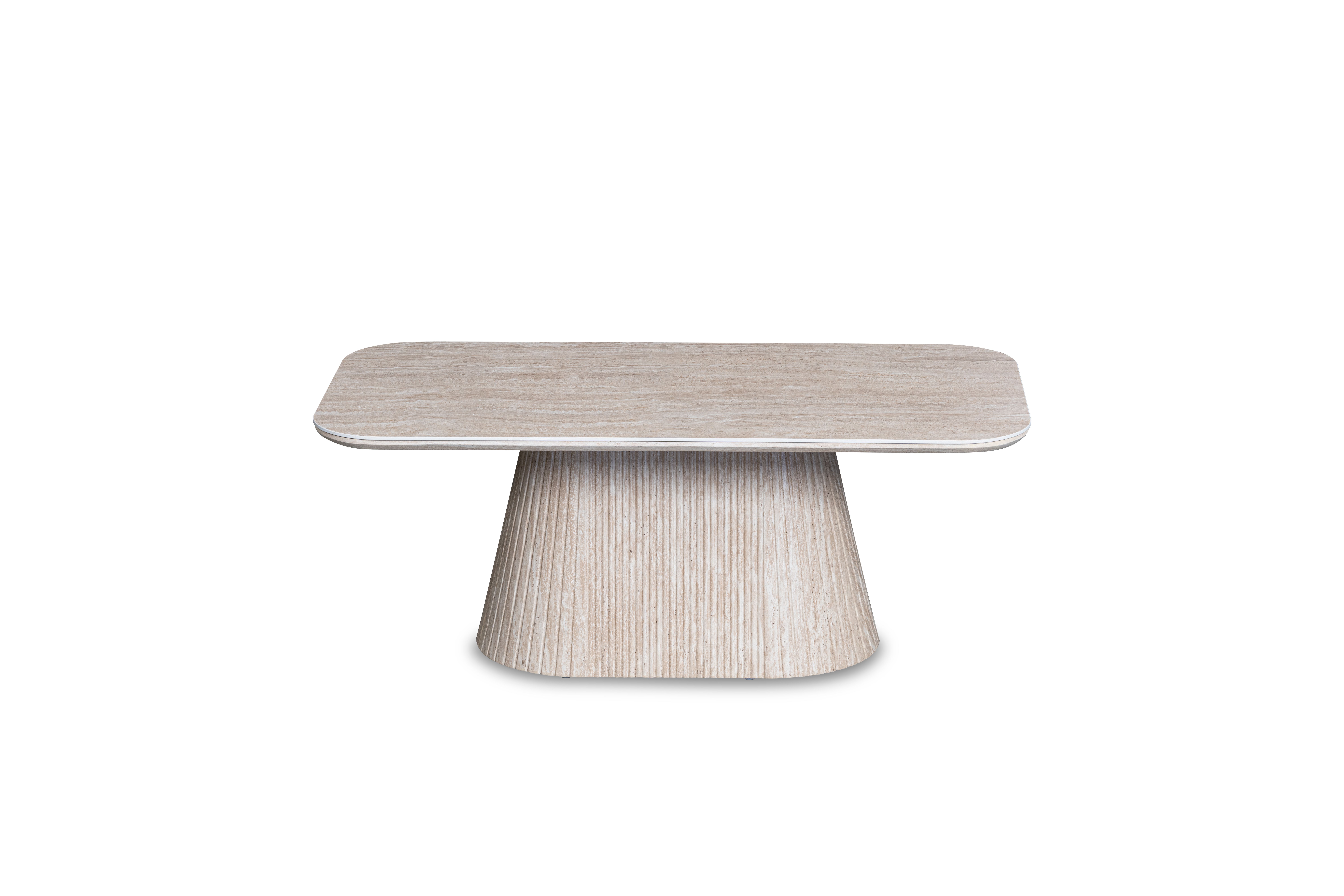 Davos Beige Ceramic Coffee Table