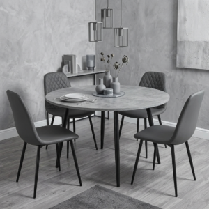 Boston Round Table with 4 Chairs